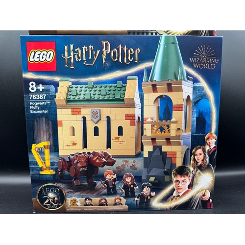 132 - Three Brand New Sealed Harry Potter Lego Sets 76386 / 76387 / 76382