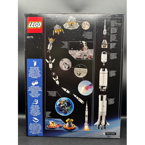 134 - Brand New Lego Nasa Apollo Saturn V 92176 + International Space Station 21321