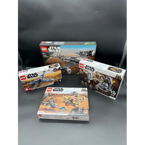 406 - Four Brand New Star Wars Lego Sets 75325 / 75299 / 75319 / 75297