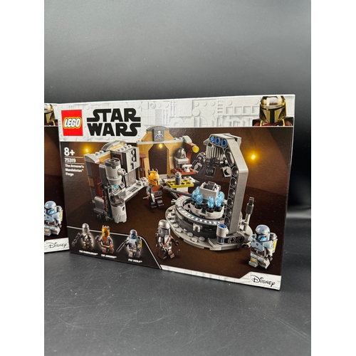 409 - Two Brand New Star Wars Lego The Armourers Mandalorian Forge