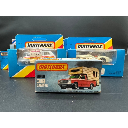 200 - A collection of 1980's Matchbox Diecast model cars / trucks