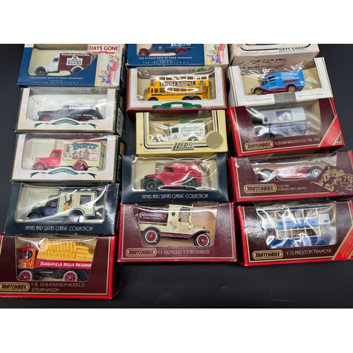 208 - A collection of Days Gone Diecast model commercial vehicles all boxed