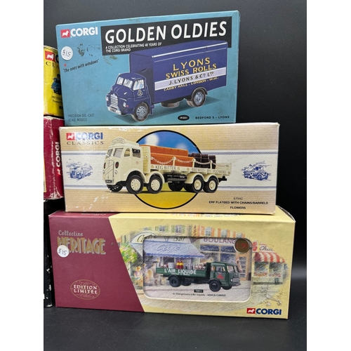 210 - Collection of 6 Corgi Classic Commercial Heavy Haulers including British Rail Foden S21, 1997 Collec... 