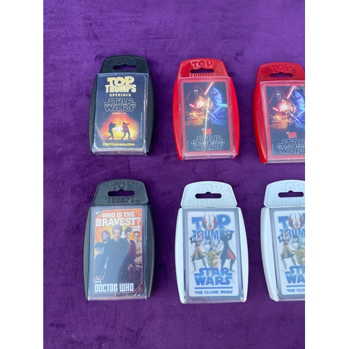 524 - A collection of Star Wars Top Trumps cards