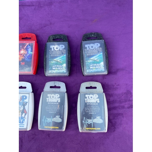 524 - A collection of Star Wars Top Trumps cards