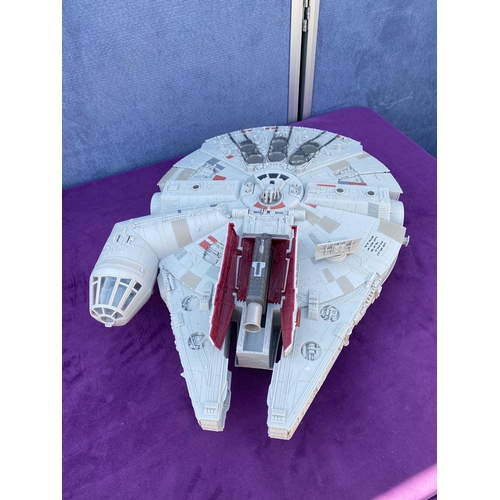 525 - Star Wars Force Awakens Millennium Falcon Battle Action Toy - boxed