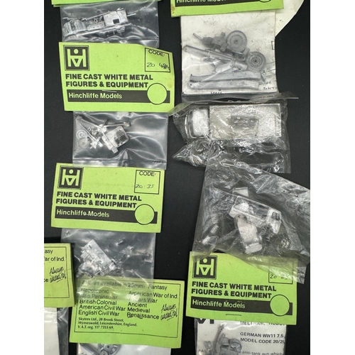 222 - A collection of Hinchcliffe Fine cast white metal models & figures + sealed Graham Farrish Locomotiv... 