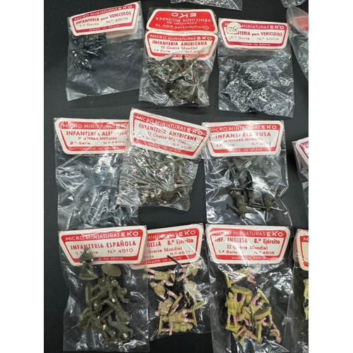 223 - A collection of 80-100 Sealed Micro Miniature infantry models by EKO