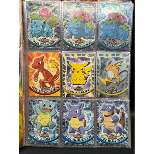 102 - Vintage Pokemon Topps Folder + Trading Cards