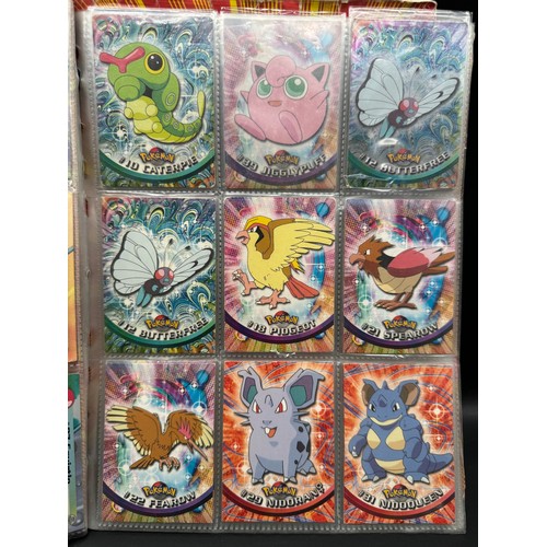 102 - Vintage Pokemon Topps Folder + Trading Cards