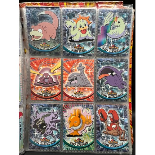 102 - Vintage Pokemon Topps Folder + Trading Cards