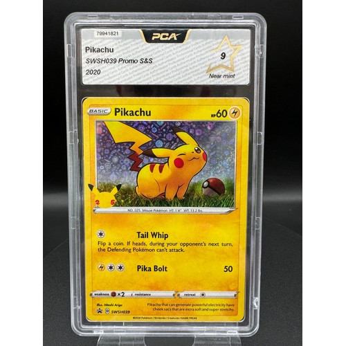 103 - 4 Pokemon Graded Cards including MGC 9 Charizard Vivid Voltage , MGC 5 Articuno Holo Fossil , PCA 9 ... 