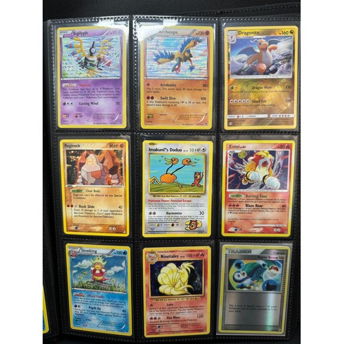 108 - Pokemon Album Full of Various Holo Cards from Wizard of the Coast Era to Sun & Moon includes 33x  1s... 