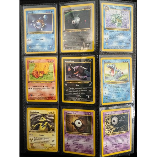 108 - Pokemon Album Full of Various Holo Cards from Wizard of the Coast Era to Sun & Moon includes 33x  1s... 