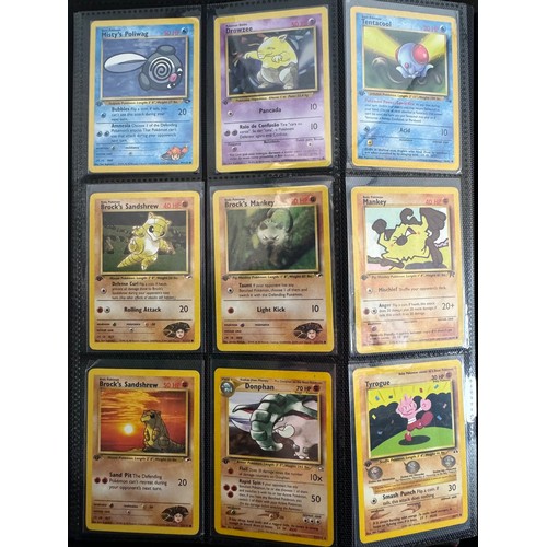 108 - Pokemon Album Full of Various Holo Cards from Wizard of the Coast Era to Sun & Moon includes 33x  1s... 