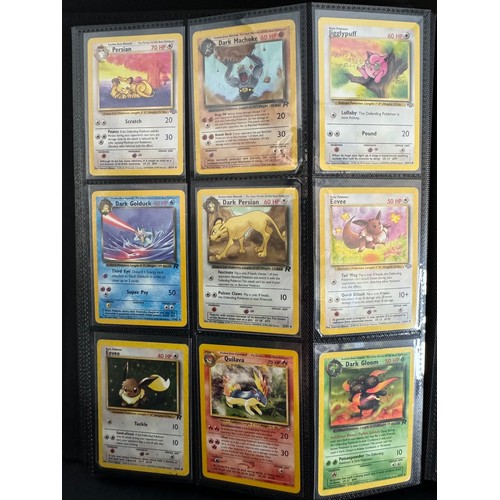 108 - Pokemon Album Full of Various Holo Cards from Wizard of the Coast Era to Sun & Moon includes 33x  1s... 