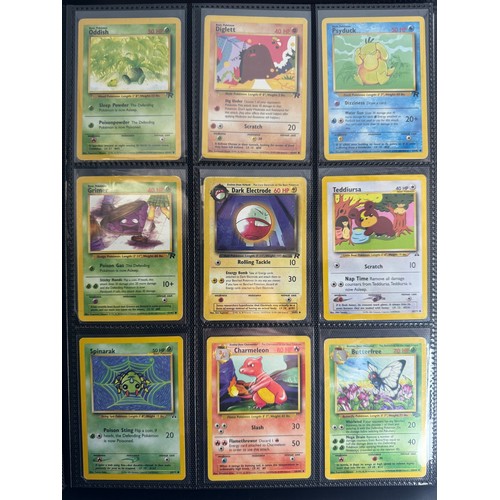 108 - Pokemon Album Full of Various Holo Cards from Wizard of the Coast Era to Sun & Moon includes 33x  1s... 