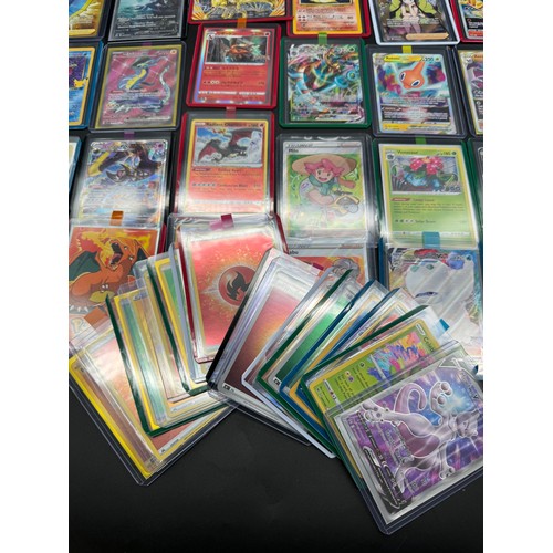 111 - Collection of 58 Holographic Pokemon Cards from various sets + 1 Topps Charizard, Ninetales Holo Bas... 