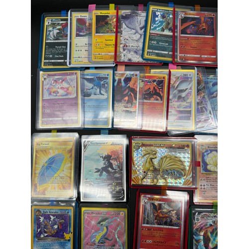 111 - Collection of 58 Holographic Pokemon Cards from various sets + 1 Topps Charizard, Ninetales Holo Bas... 