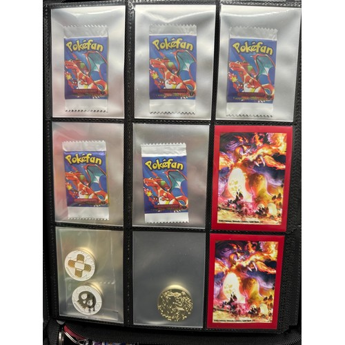 107 - Pokemon Folder including Holos & Non Holo's Charmander, Charmeleon & Charizard Cards from various in... 