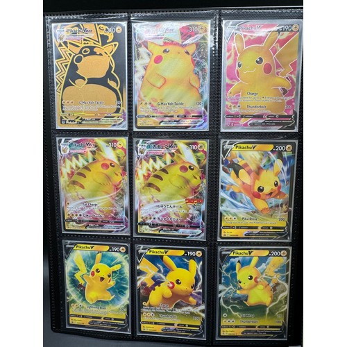 106 - Pokemon Album Containing Various Pikachu, Raichu, Morpeko & Dedenne Cards from various sets from the... 