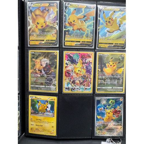 106 - Pokemon Album Containing Various Pikachu, Raichu, Morpeko & Dedenne Cards from various sets from the... 