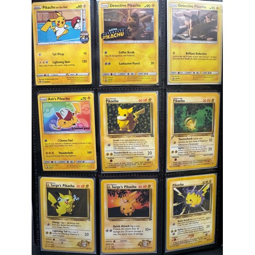 106 - Pokemon Album Containing Various Pikachu, Raichu, Morpeko & Dedenne Cards from various sets from the... 