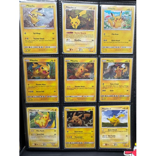 106 - Pokemon Album Containing Various Pikachu, Raichu, Morpeko & Dedenne Cards from various sets from the... 