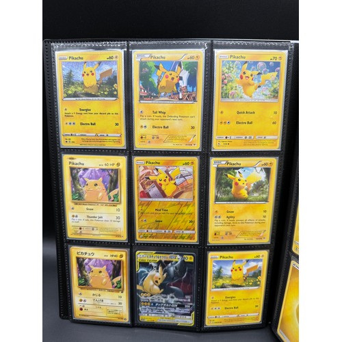 106 - Pokemon Album Containing Various Pikachu, Raichu, Morpeko & Dedenne Cards from various sets from the... 