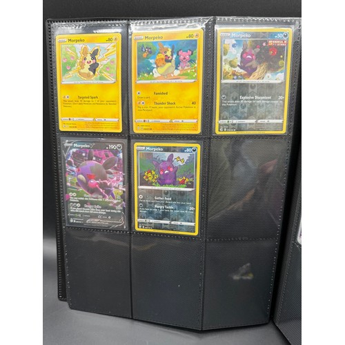 106 - Pokemon Album Containing Various Pikachu, Raichu, Morpeko & Dedenne Cards from various sets from the... 