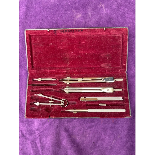 128 - Two Vintage drawing instrument sets.