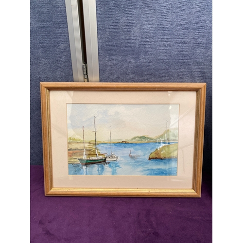 173 - Two framed signed watercolours.