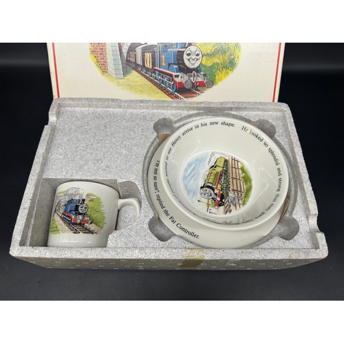 50 - Boxed Wedgwood Three Piece Thomas The Tank Engine Bowl, Mug & Plate