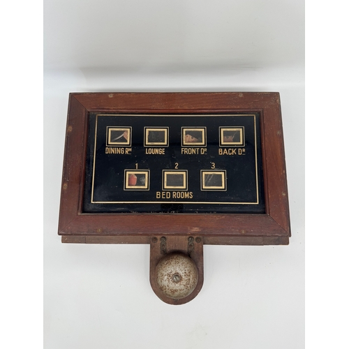 61 - Early 20th Century Servants Bell Indictaor