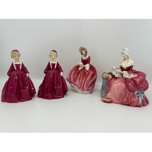 62 - Royal Worcester & Royal Doulton Porcelain Figurines