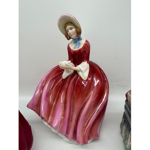 62 - Royal Worcester & Royal Doulton Porcelain Figurines