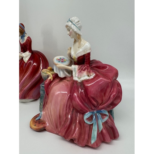 62 - Royal Worcester & Royal Doulton Porcelain Figurines