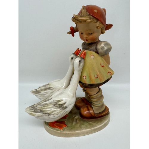 63 - Large Goebel Hummel Figurine Mother Goose 47/2 - 7