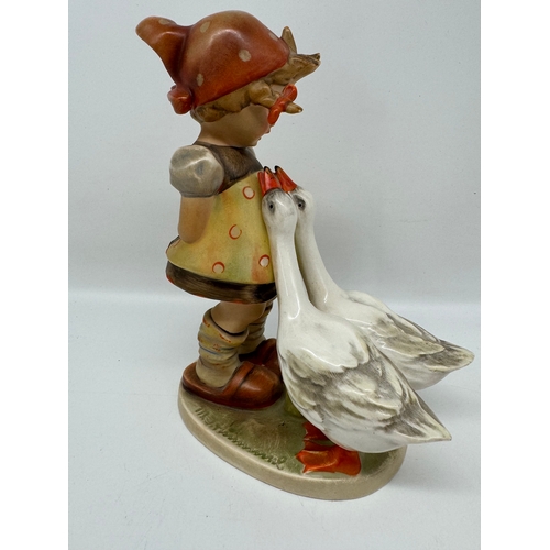 63 - Large Goebel Hummel Figurine Mother Goose 47/2 - 7