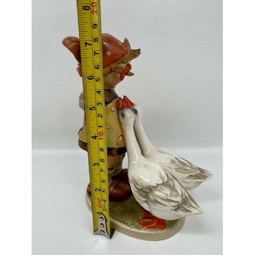 63 - Large Goebel Hummel Figurine Mother Goose 47/2 - 7