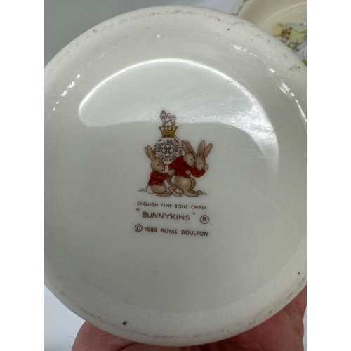 67 - William Edwards Queen Elizabeth II Commemorative Tea Service + 1 other & Royal Doulton Bunnykins 3 p... 