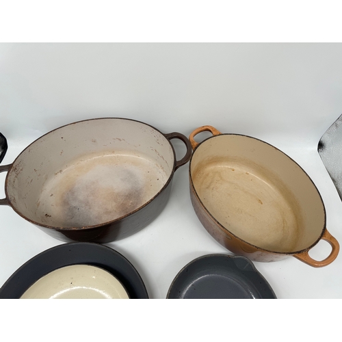 71 - Collection of vintage Le Creuset Pots & Pans