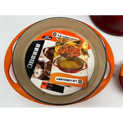 72 - Le Creuset Kettle, Tatin dish + Ramekin