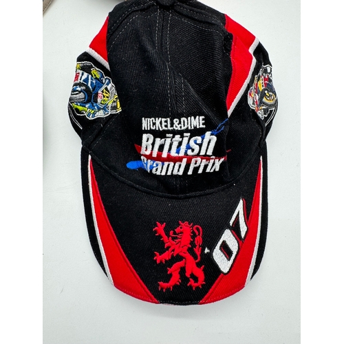 76 - Motorbike Grand Prix Baseball caps + 2 others