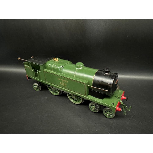 265 - Hornby Series O Gauge Clockwork Special No2 Tank Southern 492 4-4-2