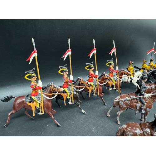 280 - Britains Hollow cast Indian Army Cavalry & Royal Lancers