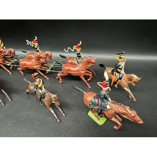 281 - Britains Hollow cast Royal Horse Artillery Set 39 with cannon