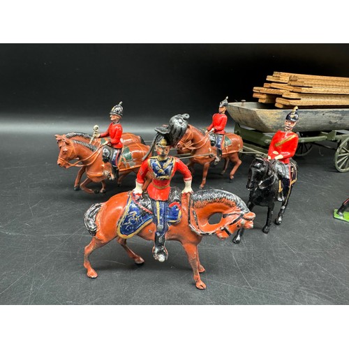 289 - Britains Somerset Light Infantry + Cavalry & Wagon