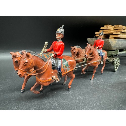 289 - Britains Somerset Light Infantry + Cavalry & Wagon