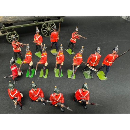 289 - Britains Somerset Light Infantry + Cavalry & Wagon